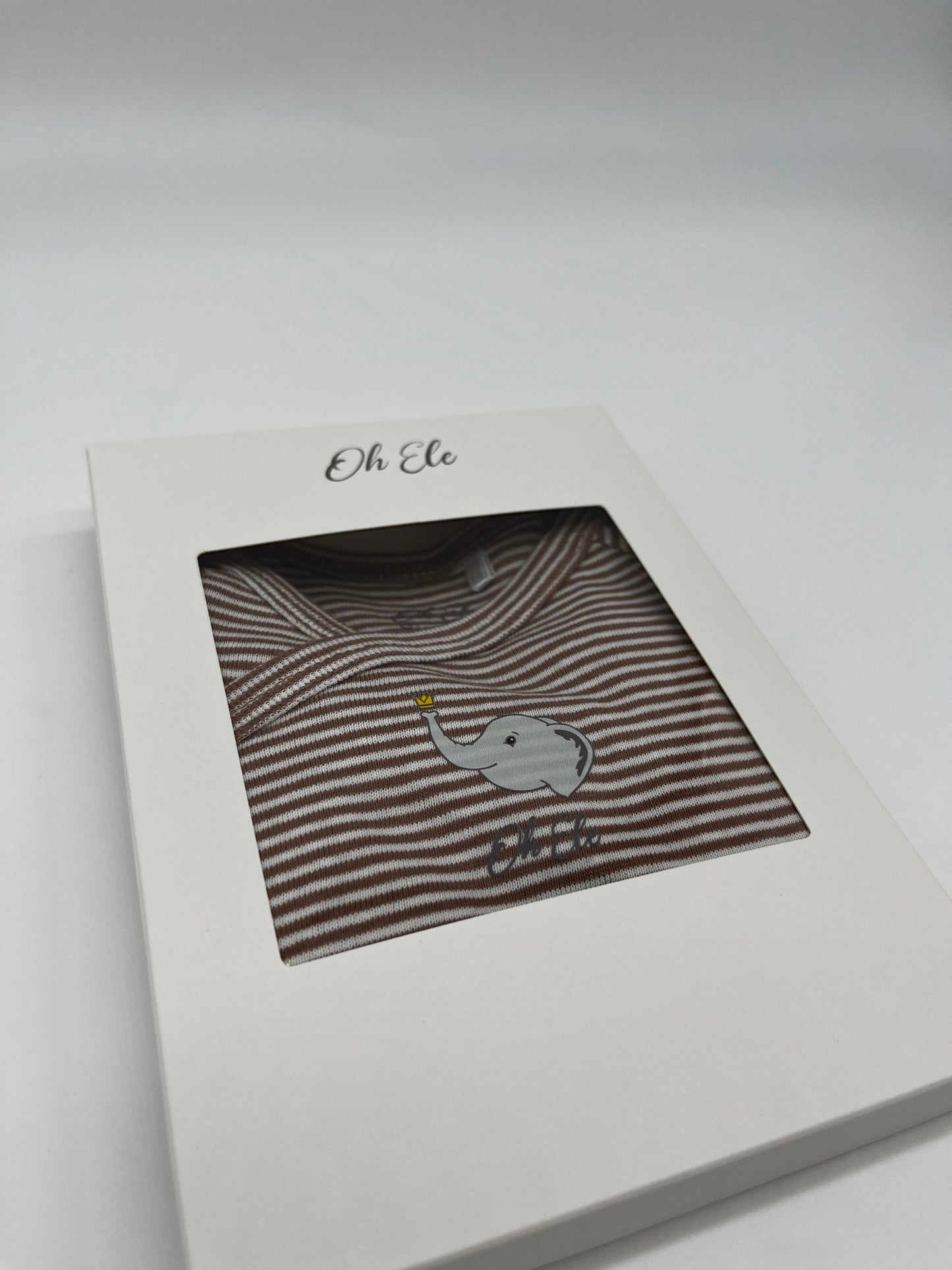 OH ELE Wickelbody in Geschenkbox braun