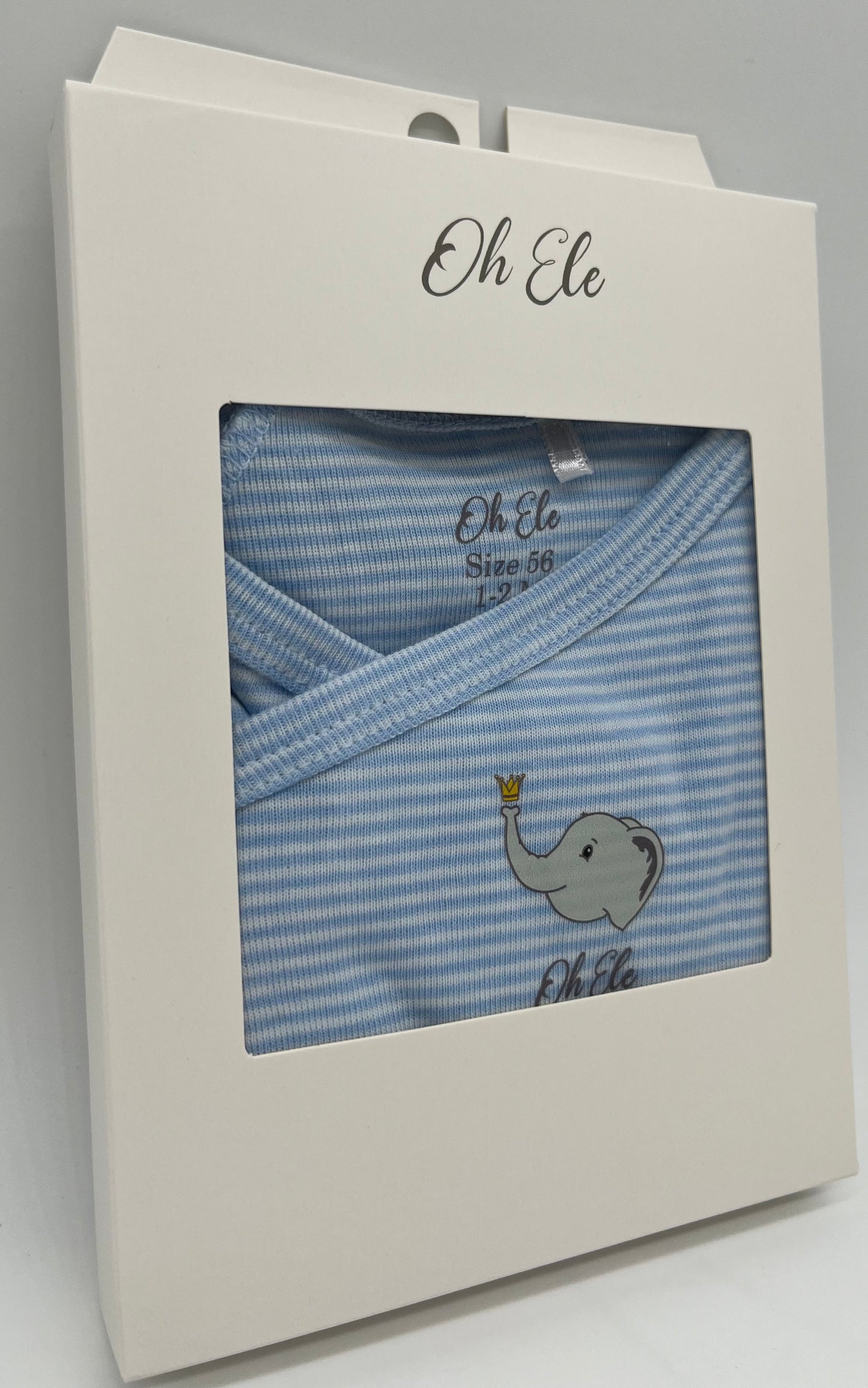 OH ELE Wickelbody in Geschenkbox blau