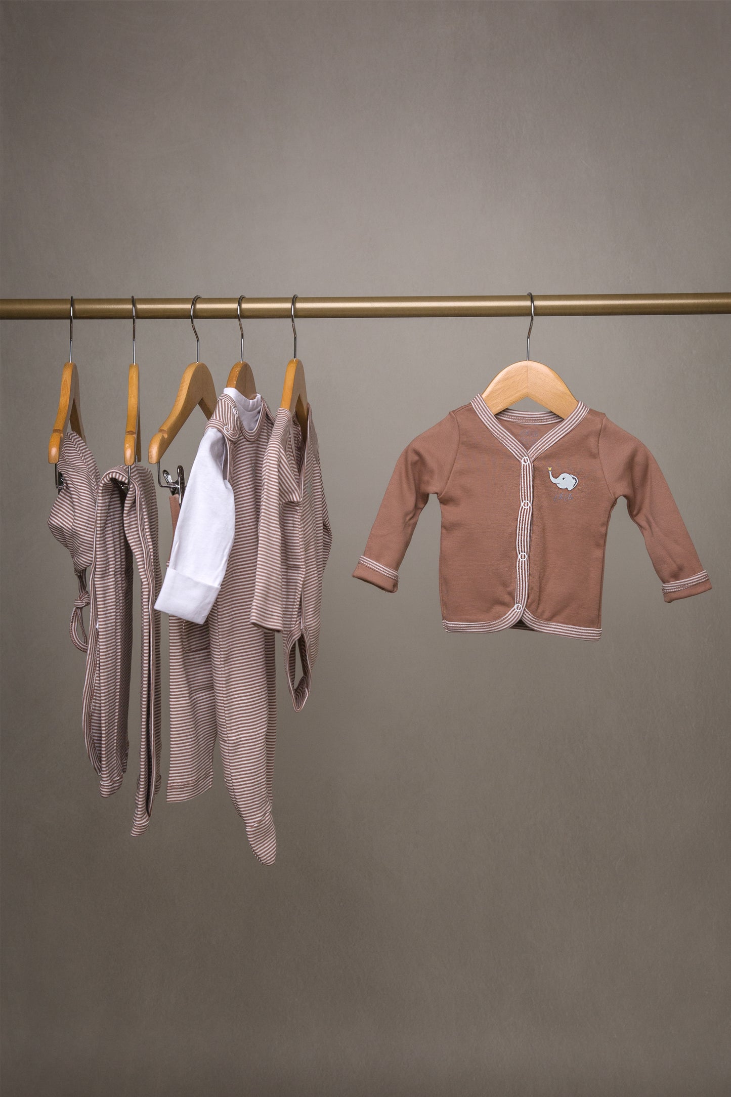 OH ELE Geschenkbox 6 teilig braun