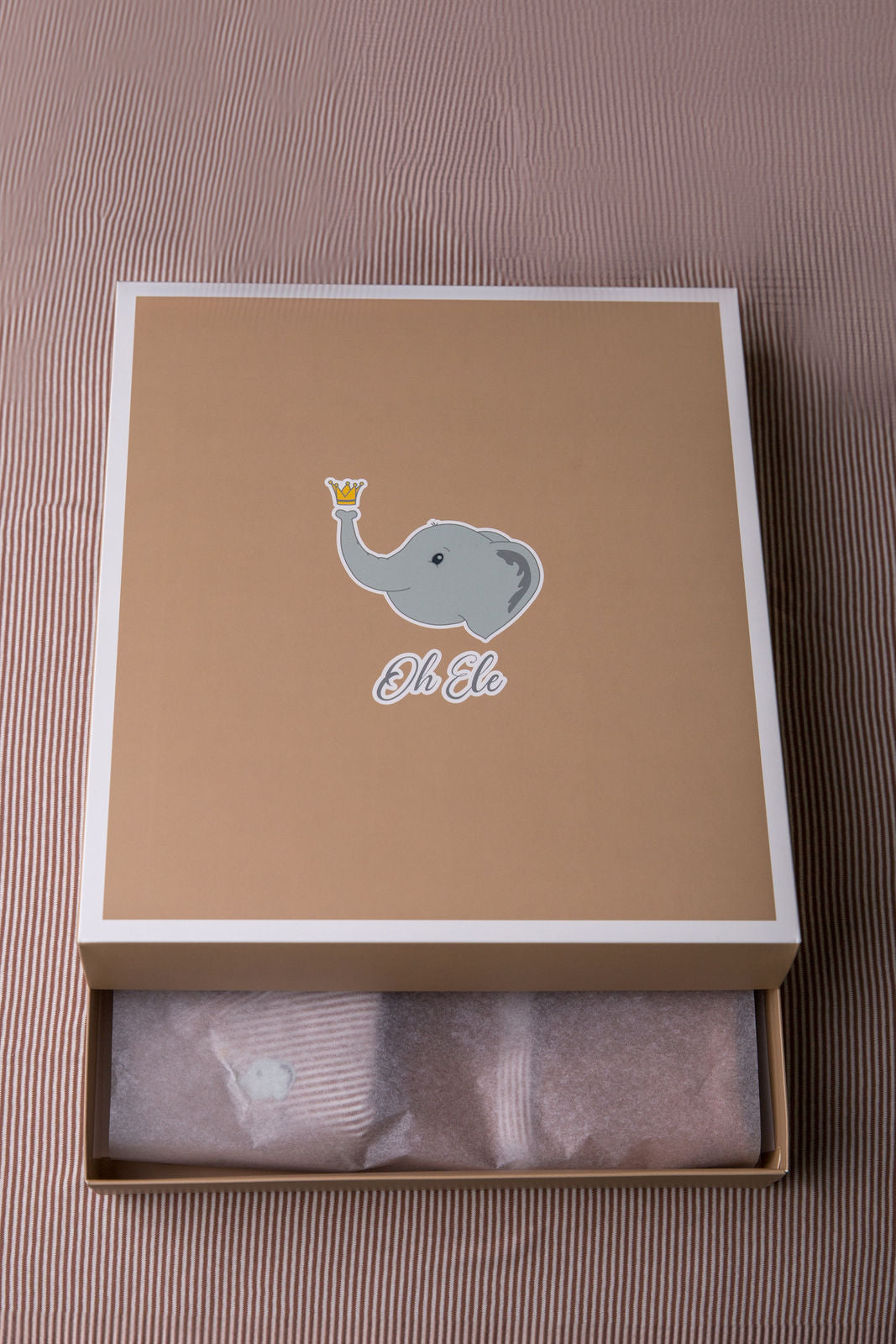 OH ELE Geschenkbox 6 teilig braun